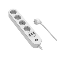 Фото товара Умный сетевой фильтр HIPER IoT PS43/Wi-Fi 2,4 ГГц/4 розетки и 3 USB порта/2500Вт/10А IoT PS43