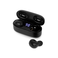 Фото товара Беспроводные наушники TWS в кейсе Volts. Evolt, черный, пластик