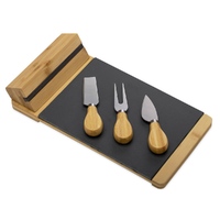 Фото товара Набор для сыра из сланцевой доски и ножей Bamboo collection "Taleggio"
