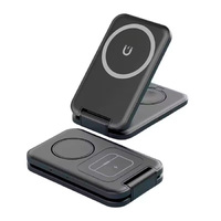 Фото товара Складная беспроводная (15W) зарядная станция "Slap" с MagSafe