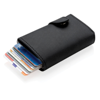 Фото товара Алюминиевый картхолдер Standard с PU кошельком и защитой RFID
