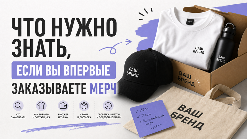Что нужно знать, если вы заказываете мерч впервые